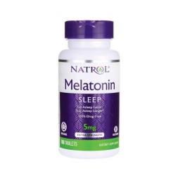 БАДы для мужчин и женщин Natrol Melatonin Time Release 5 мг  (100 таб)