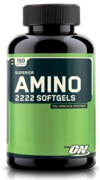 Аминокислотные комплексы Optimum Nutrition Superior Amino 2222 Softgels  (150 капс)