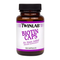 Комплексы витаминов и минералов Twinlab Biotin  (100 капс)