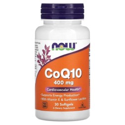 Антиоксиданты  NOW CoQ10   (30c.)