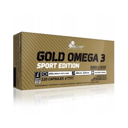 Жирные кислоты (Омега жиры) Olimp Gold Omega 3 Sport Edition  (120 капс)