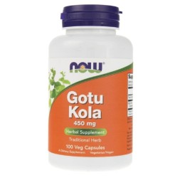 БАДы для мужчин и женщин NOW Gotu Kola 450 mg  (100 vcaps)
