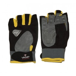 Товары для здоровья, спорта и фитнеса VAMP RE 02 перчатки  (Черно-желтый)