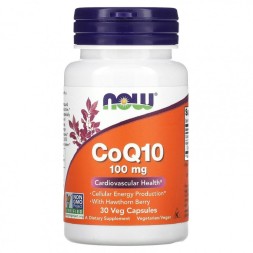 Антиоксиданты  NOW CoQ10 100 мг  (30 капс)