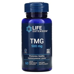 Товары для здоровья, спорта и фитнеса Life Extension TMG 500 mg  (60 vcaps)