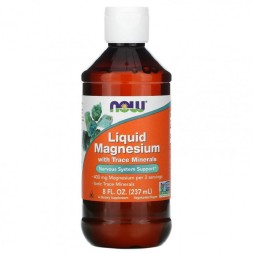 Комплексы витаминов и минералов NOW Magnesium Liquid   (237ml.)
