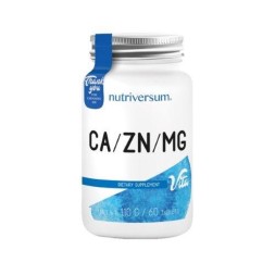 Комплексы витаминов и минералов PurePRO (Nutriversum) Ca+Zn+Mg   (60t.)