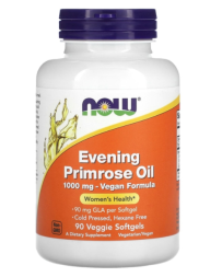 БАДы для мужчин и женщин NOW Evening Primrose Oil 1000 mg   (90 softgels)
