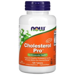 БАДы для мужчин и женщин NOW Cholesterol Pro  (120 таб)