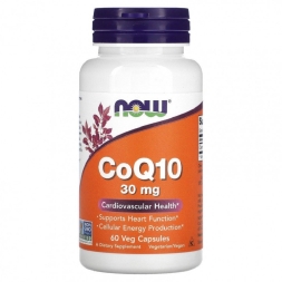 БАДы для мужчин и женщин NOW CoQ10 30 мг  (60 капс)