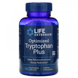 БАДы для мужчин и женщин Life Extension Optimized Tryptophan Plus  (90 vcaps)