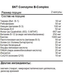 Комплексы витаминов и минералов SNT Coenzyme B-Complex   (120 vcaps)
